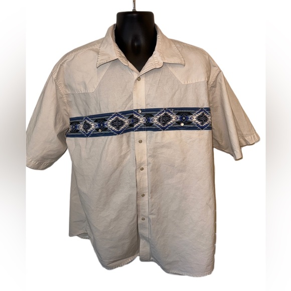 Wrangler Other - Vintage Mens Wrangler Western Button Down Shirt